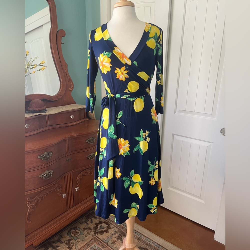 The darling style Janette wrap dress.